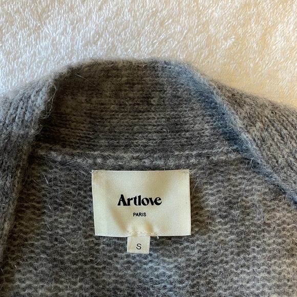 ARTLOVE - Maxi Length Cardi in Medium Heather Grey colour - Size S - Picture 10 of 10